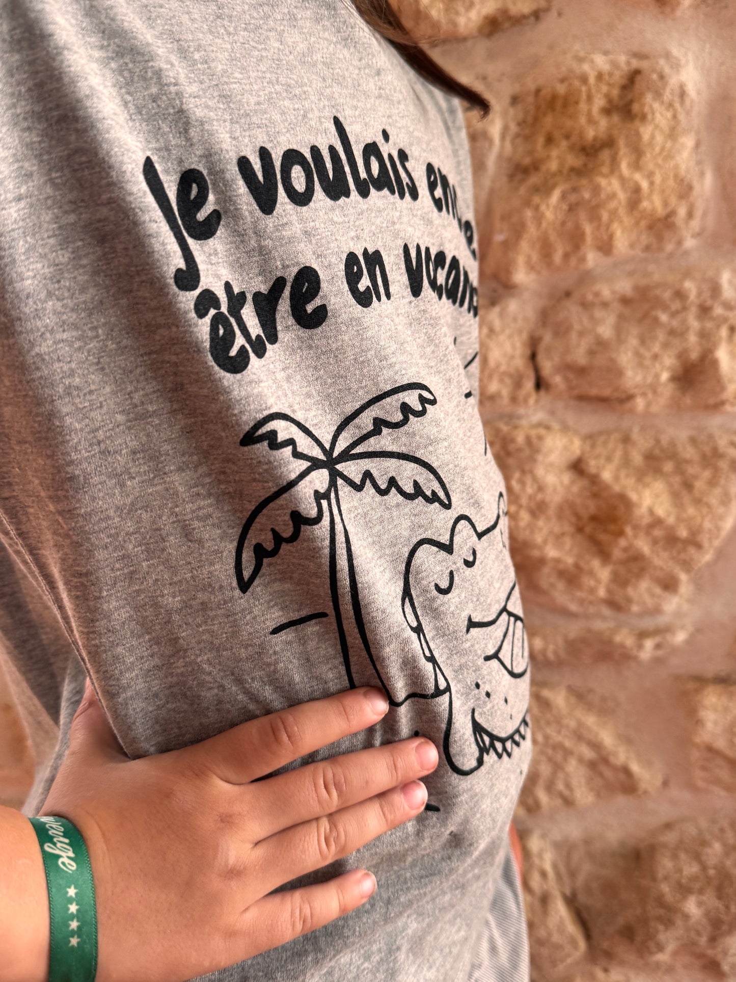 T-shirt Croco en vacances