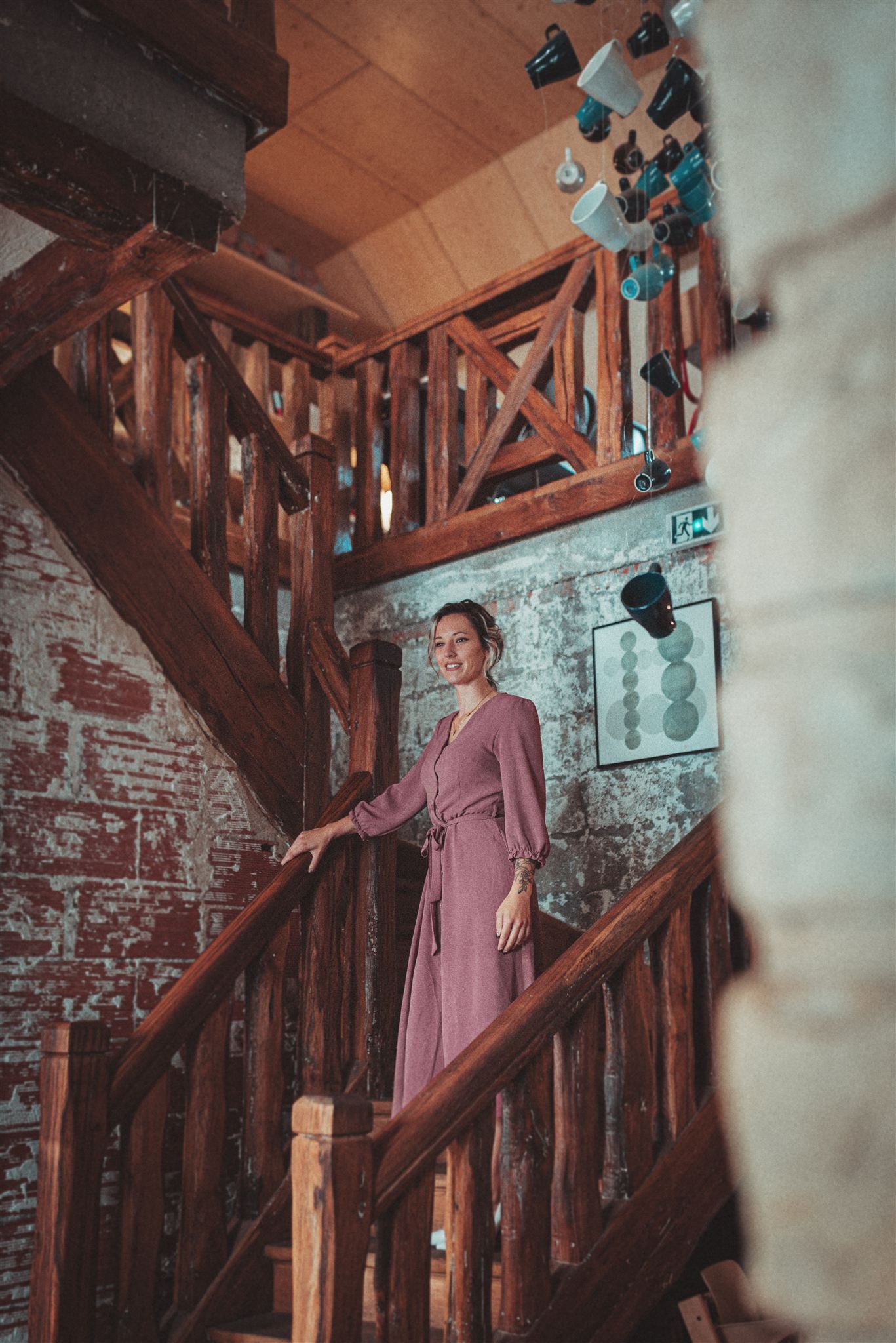 Robe Margaret - Vieux Rose