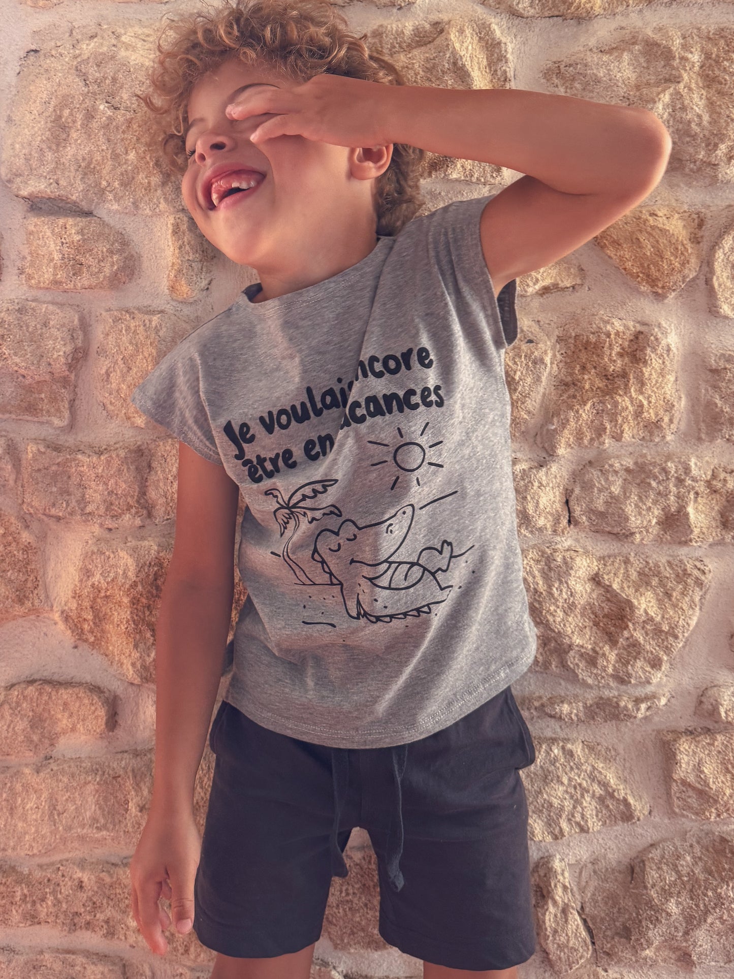 T-shirt Croco en vacances