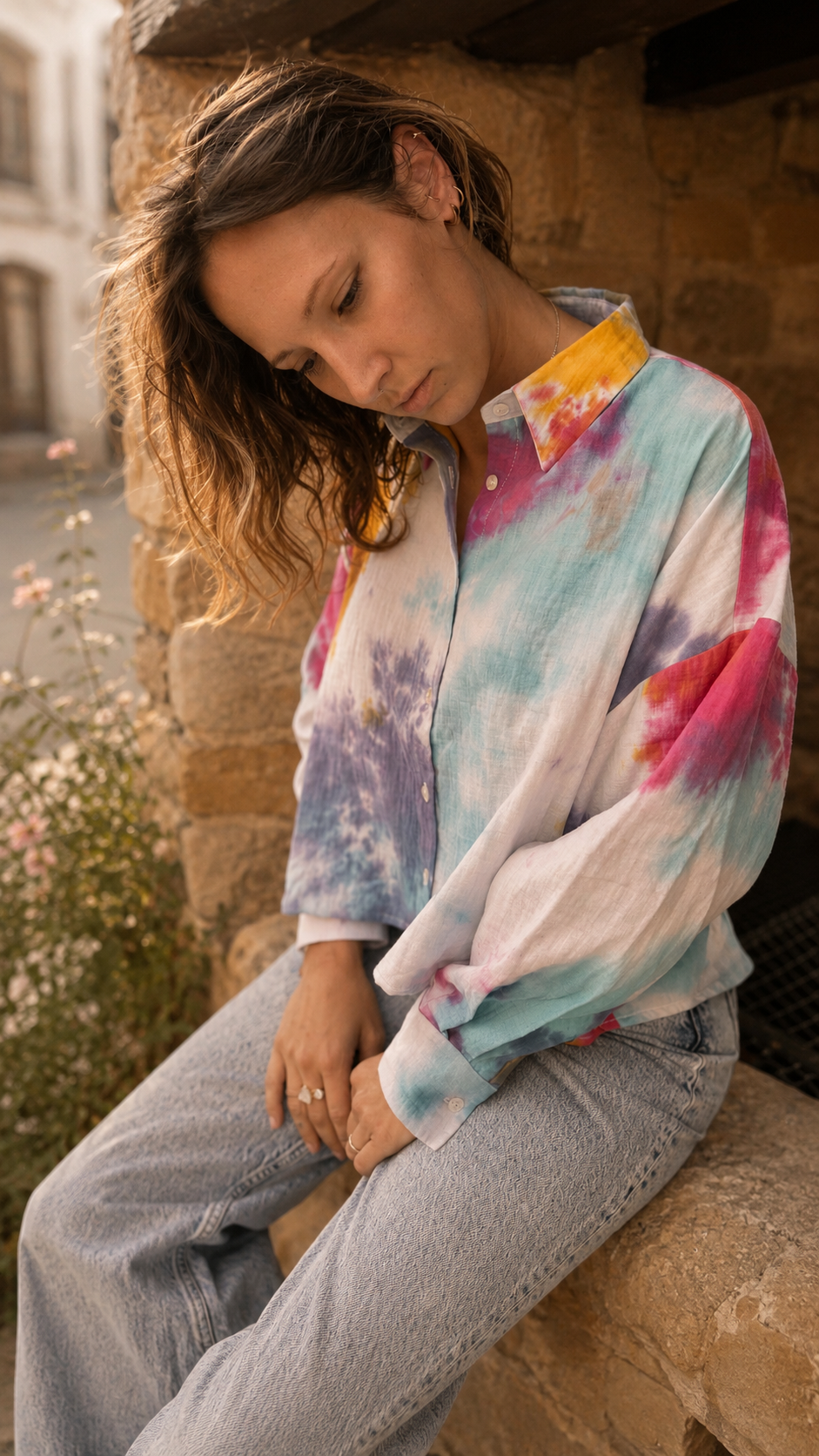 PRÉCOMMANDE MINI JANE - Gaze de coton multicolore