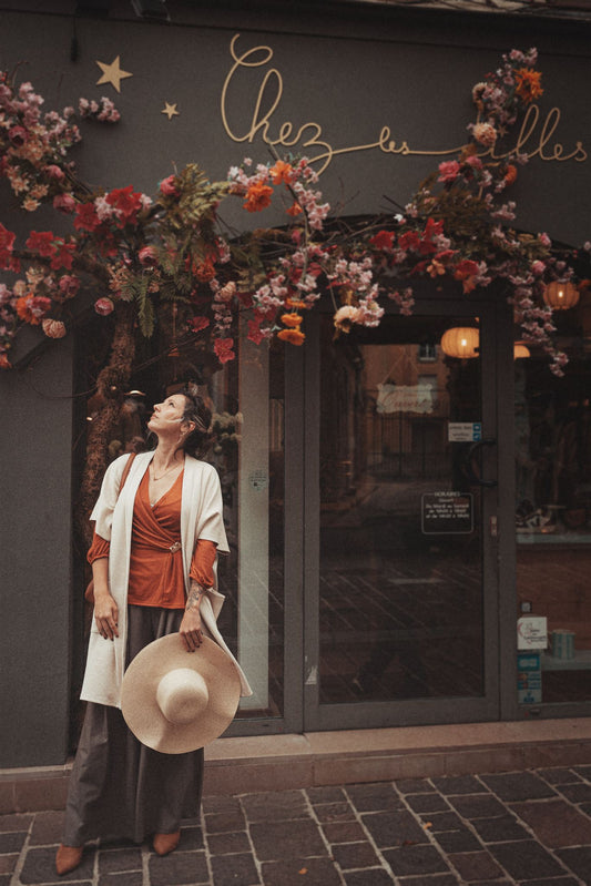 Veste longue kimono Barbara – Précommande