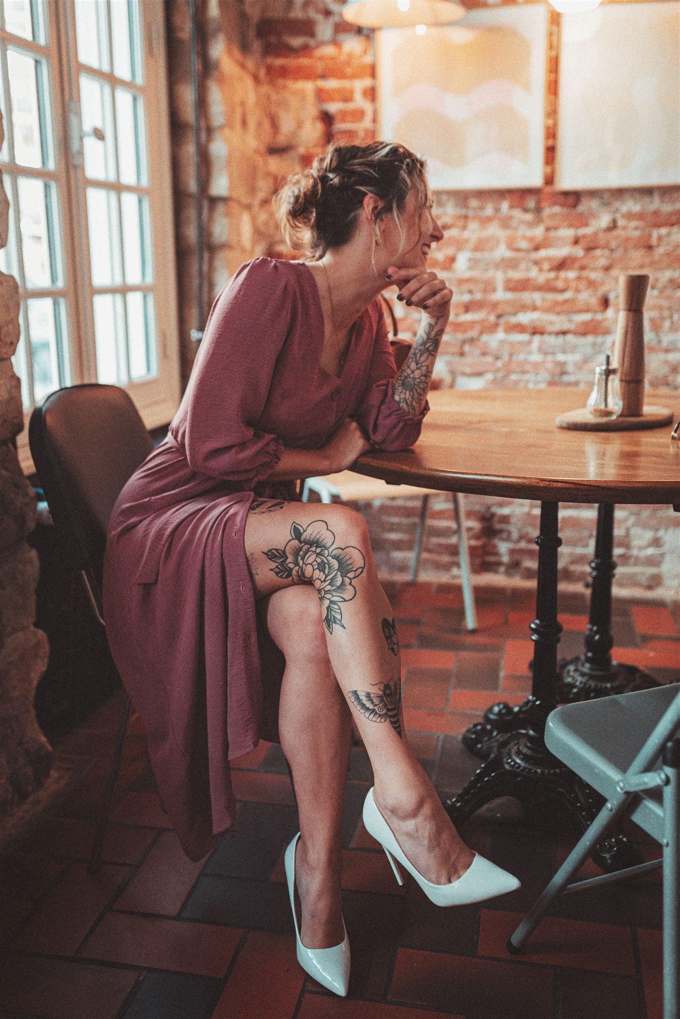 Robe Margaret - Vieux Rose