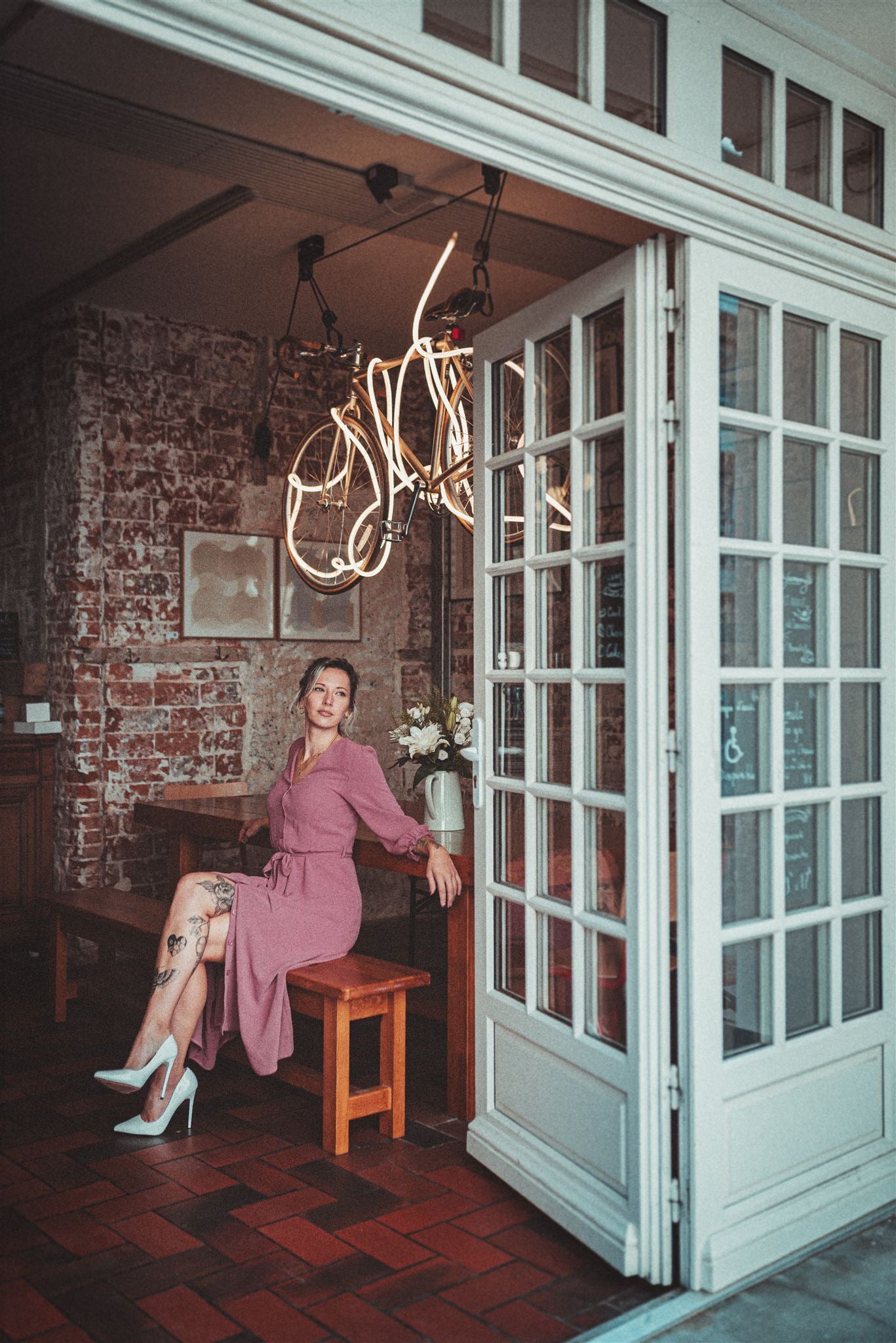 Robe Margaret - Vieux Rose