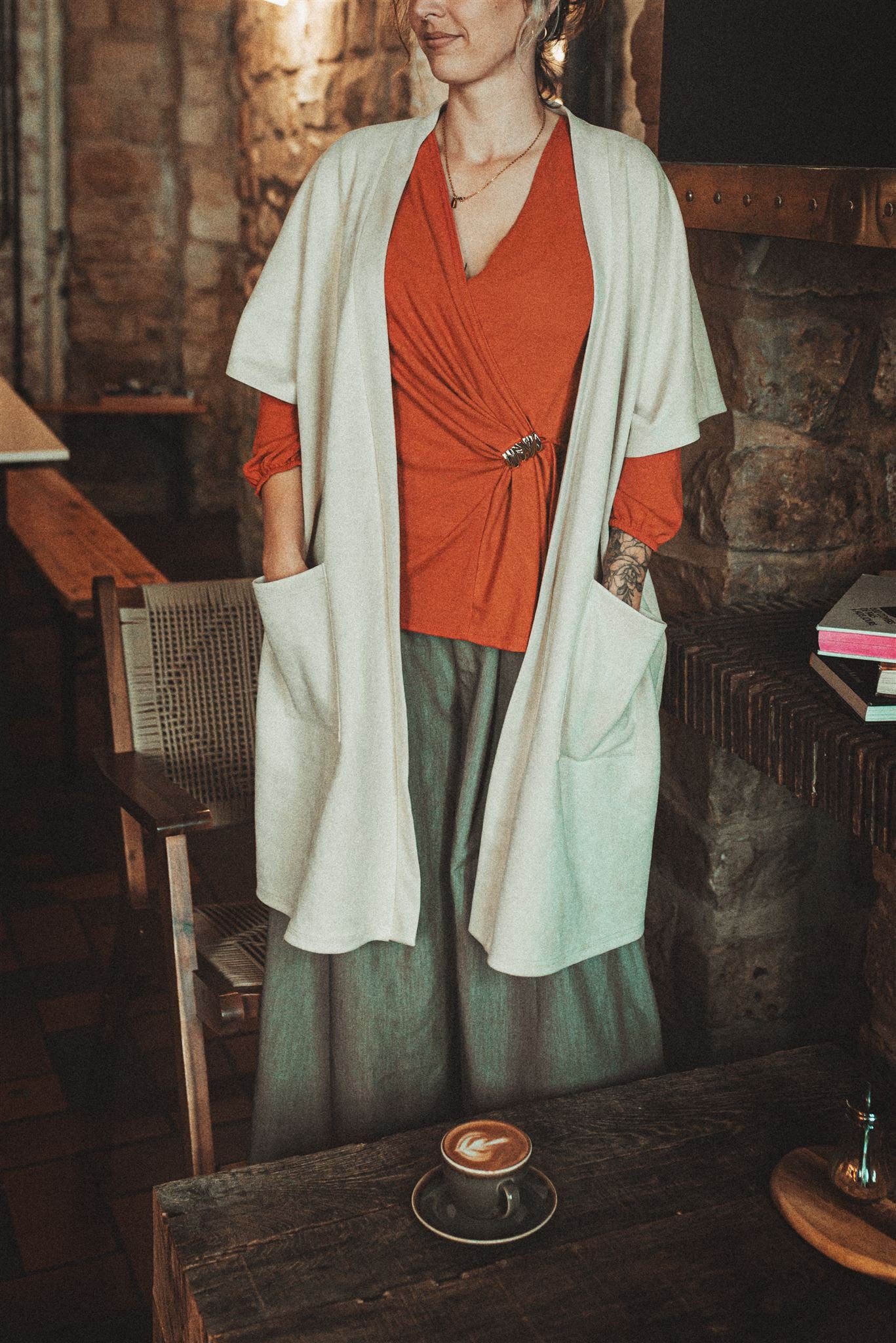 Veste longue kimono Barbara – Précommande