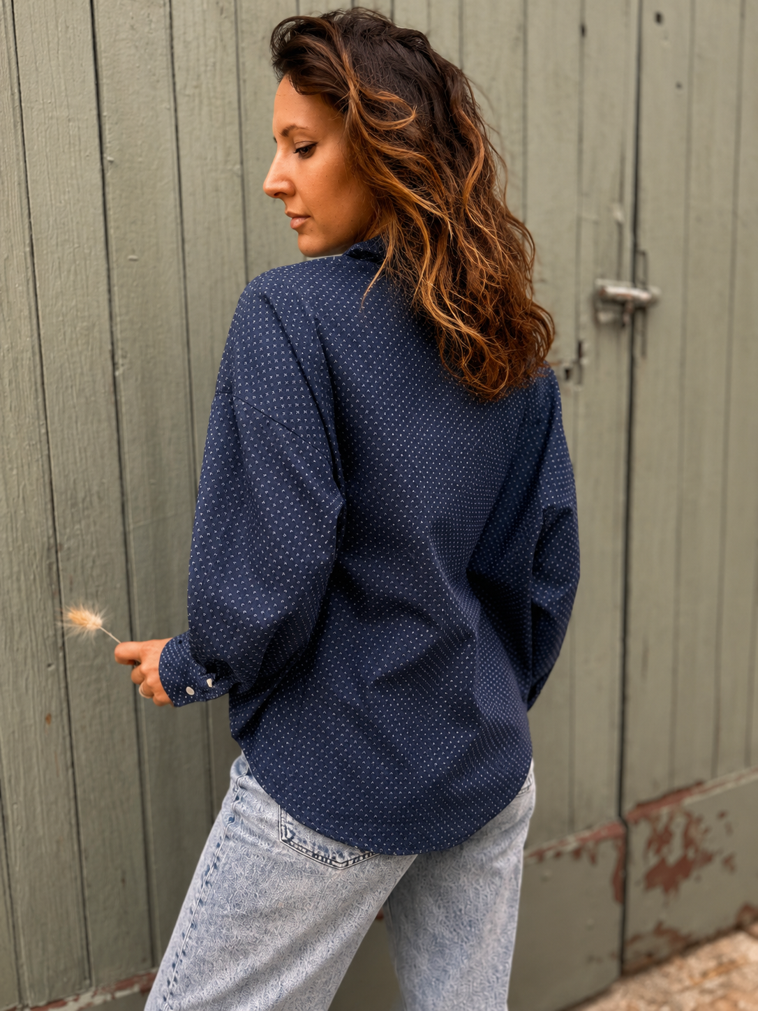 MINI JANE - Chemise courte oversize