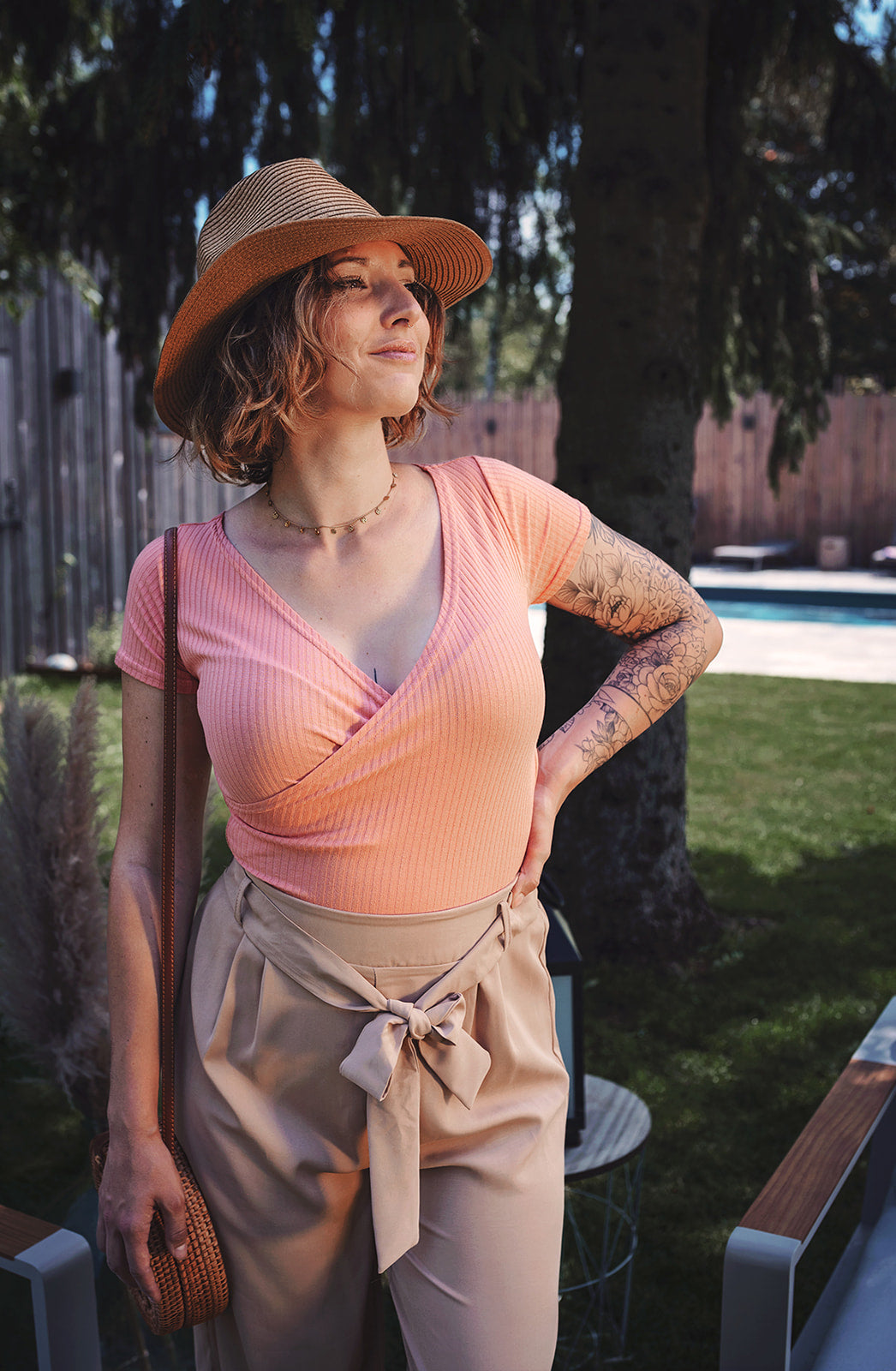 Body Marcel – Lila-Noir-Corail