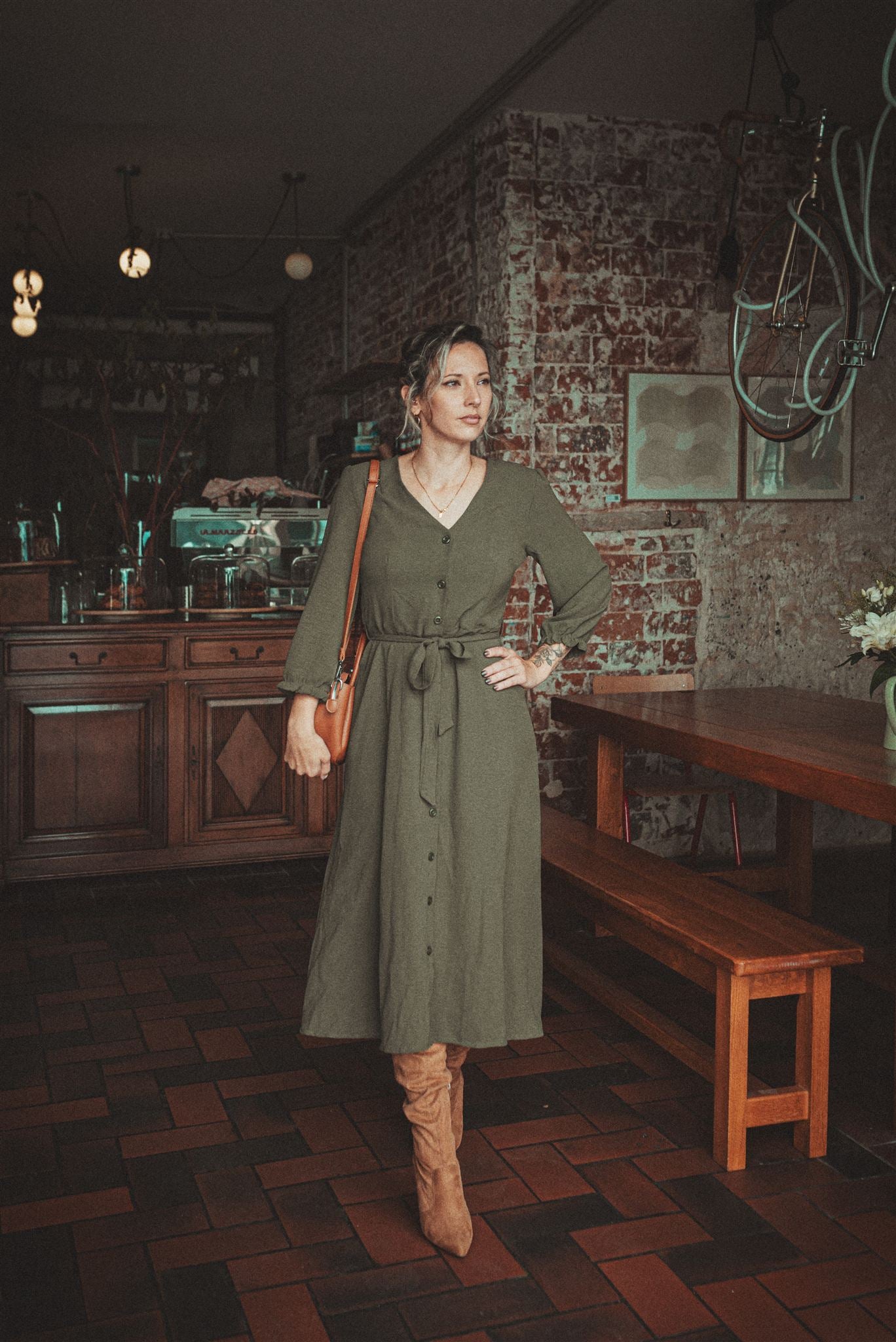 Robe Margaret - Olive