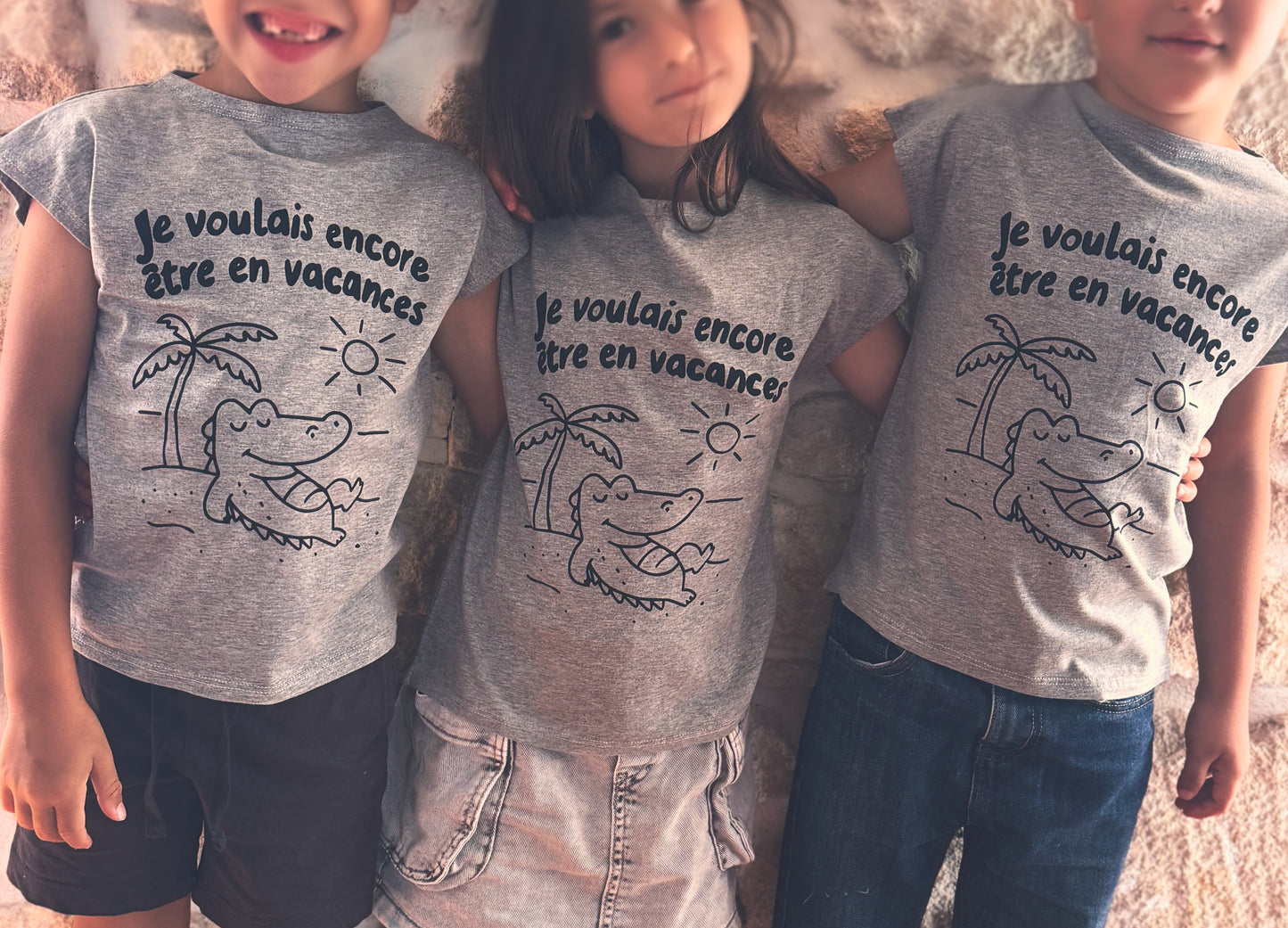 T-shirt Croco en vacances