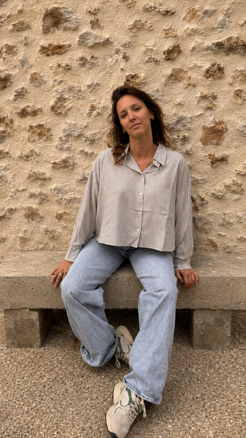 MINI JANE - Chemise courte oversize