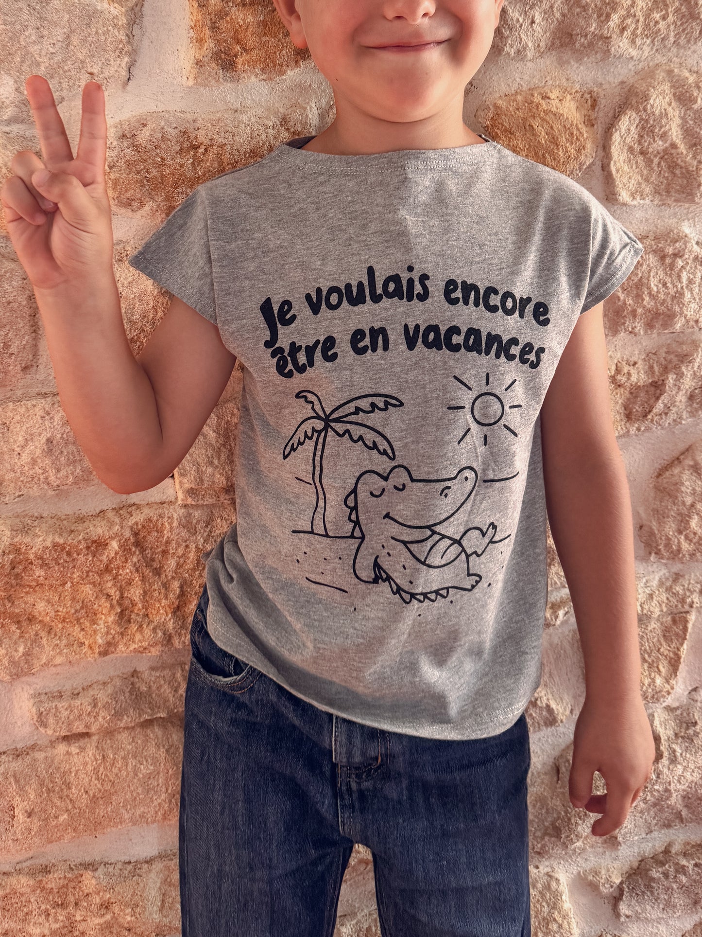 T-shirt Croco en vacances