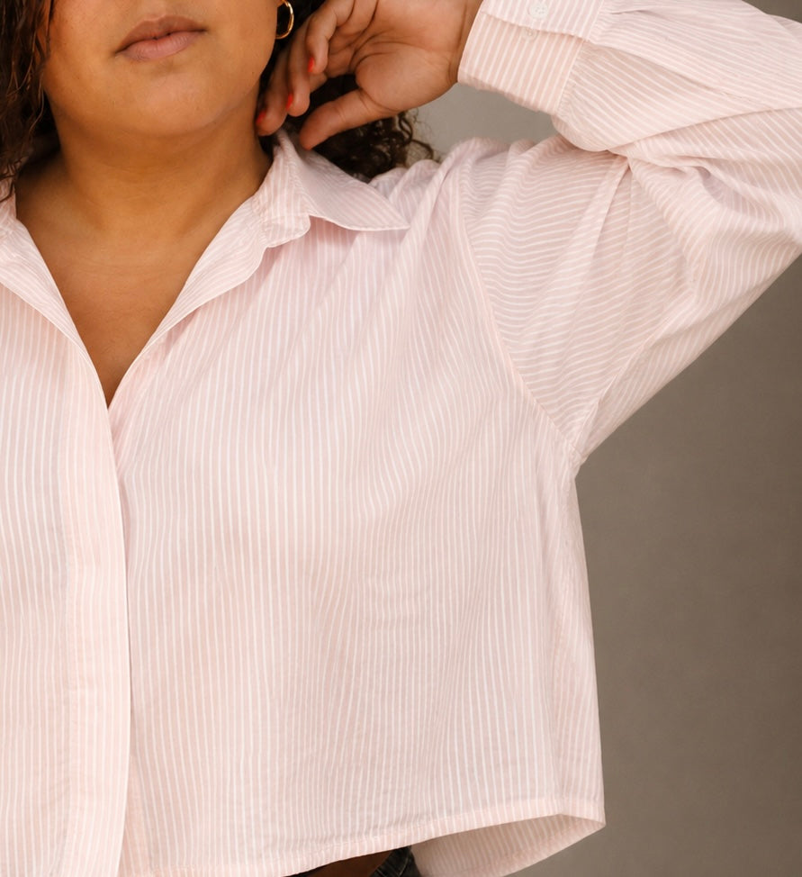 MINI JANE - Chemise courte oversize